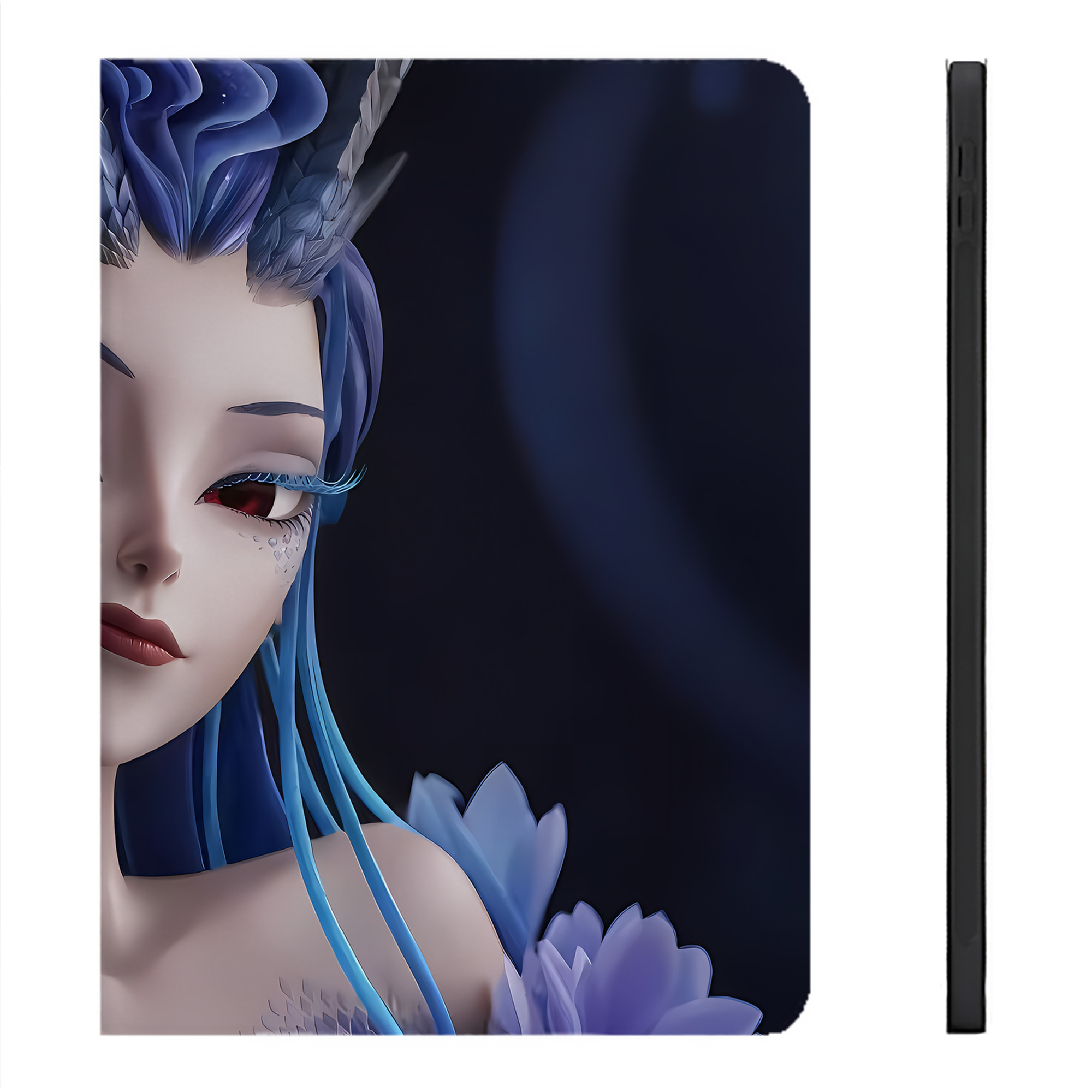 （画像用） Ne Zha 2 ナタ 魔童の大暴れ IPadケース ペンホルダー付き ブックスタイルデザイン